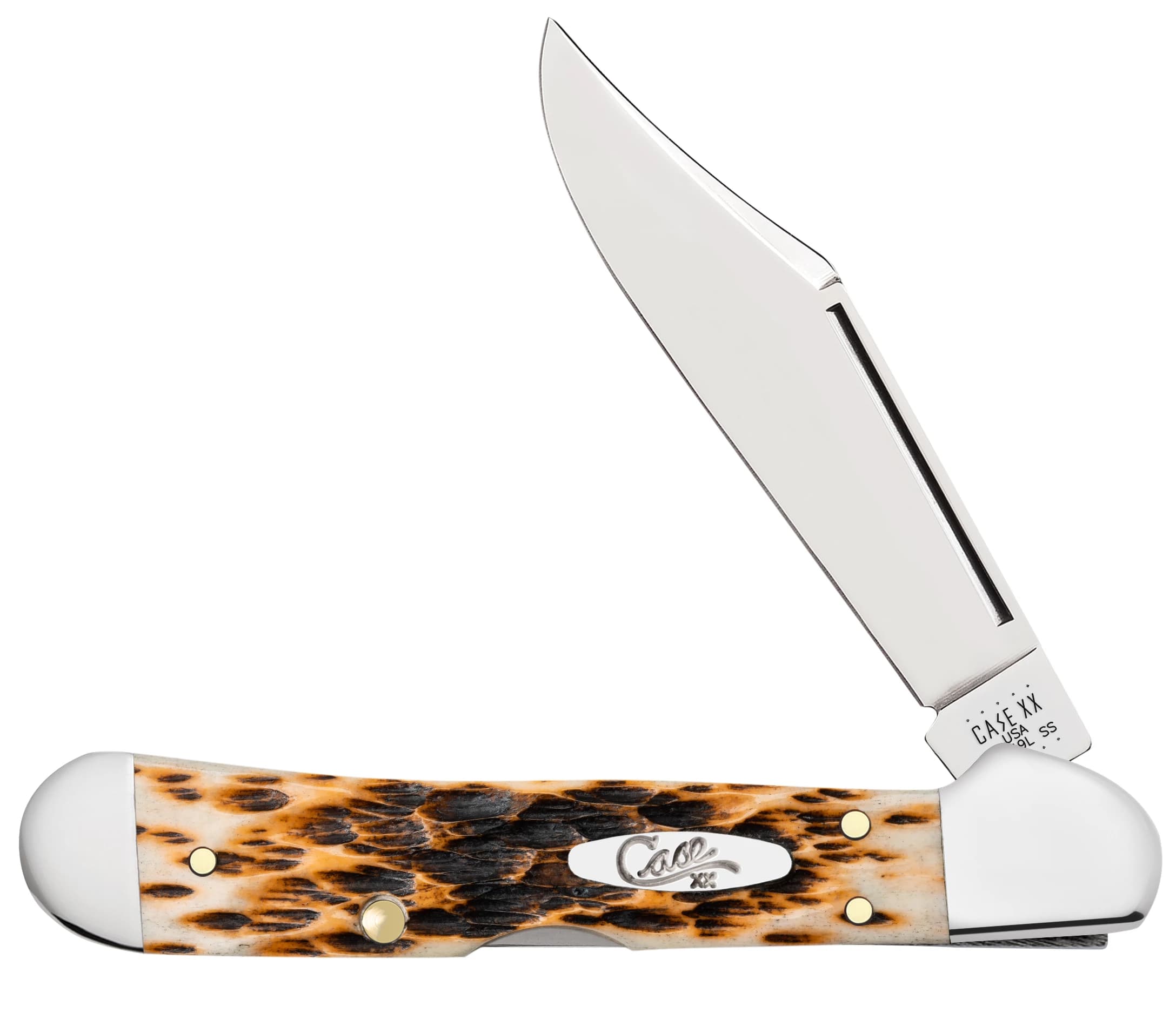 Peach Seed Jig Amber Bone Mini CopperLock® 00133