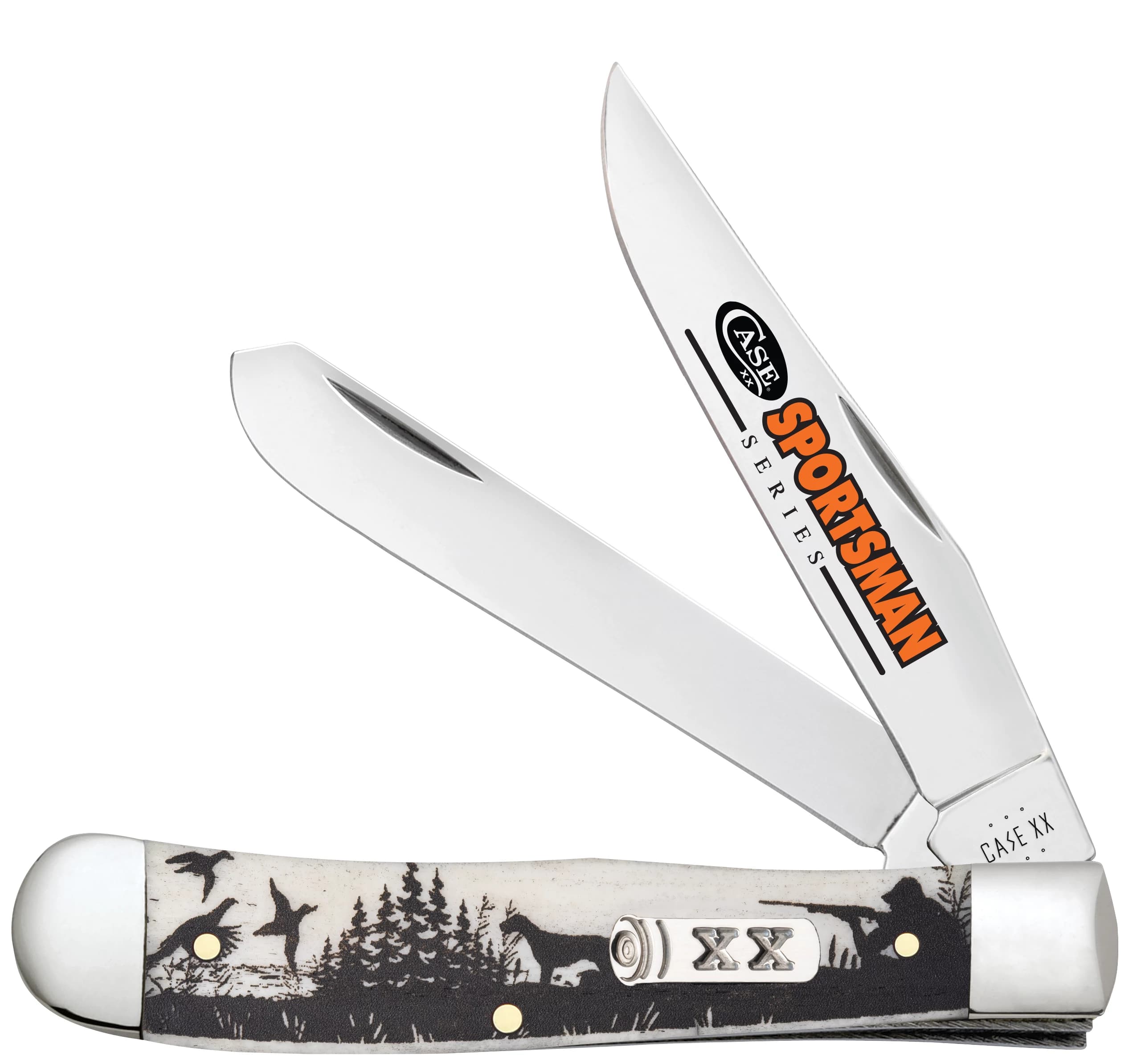 Sportsman Series Hunter Embellished Smooth Natural Bone Trapper 81224